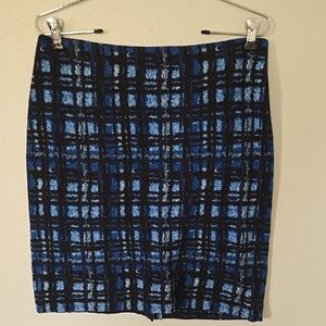J. McLaughlin Blue Pencil Skirt Size 6